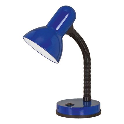 EGLO 9232 - Stolní lampa BASIC 1xE27/40W modrá