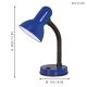 EGLO 9232 - Stolní lampa BASIC 1xE27/40W modrá