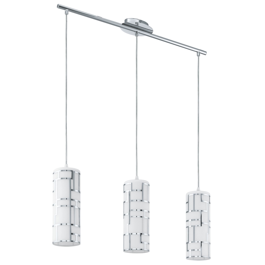 Eglo 92563 - Závěsné svítidlo BAYMAN 3xE27/60W/230V