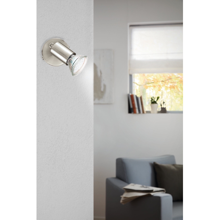Eglo - LED Nástěnné bodové svítidlo LED 1xGU10/2,8W/230V