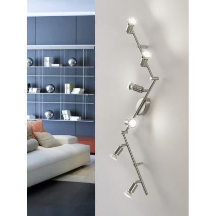 Eglo - LED bodové svítidlo 6xGU10-LED/2,8W/230V