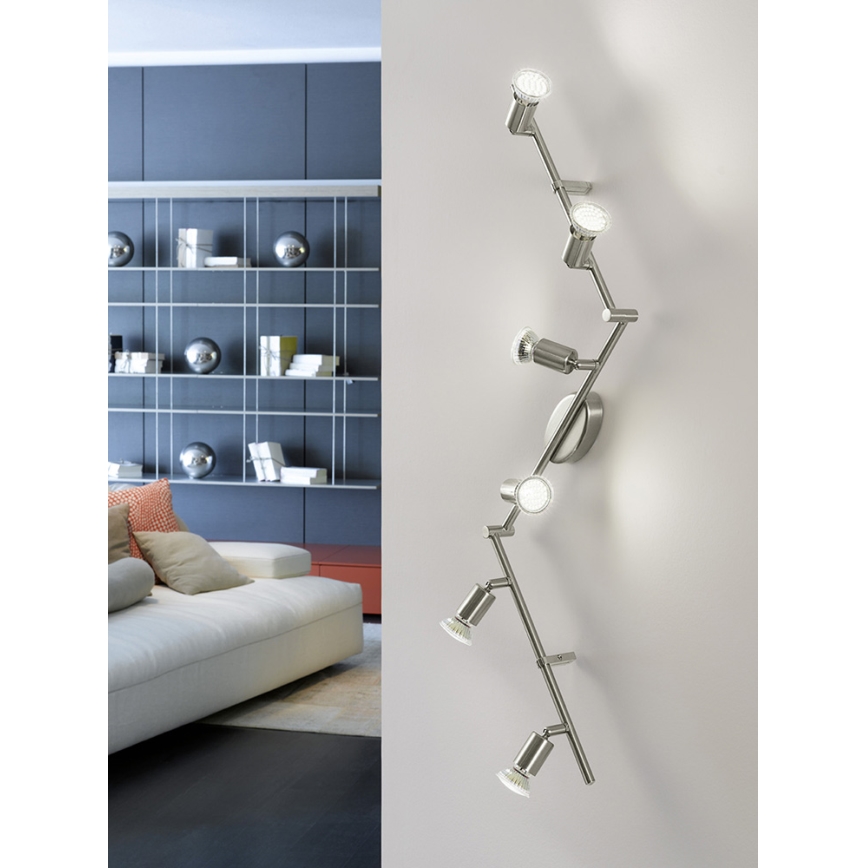 Eglo - LED bodové svítidlo 6xGU10-LED/2,8W/230V