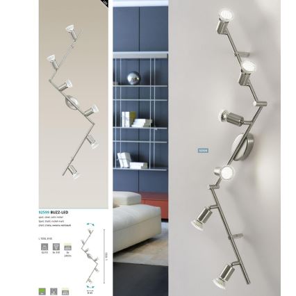 Eglo - LED bodové svítidlo 6xGU10-LED/2,8W/230V