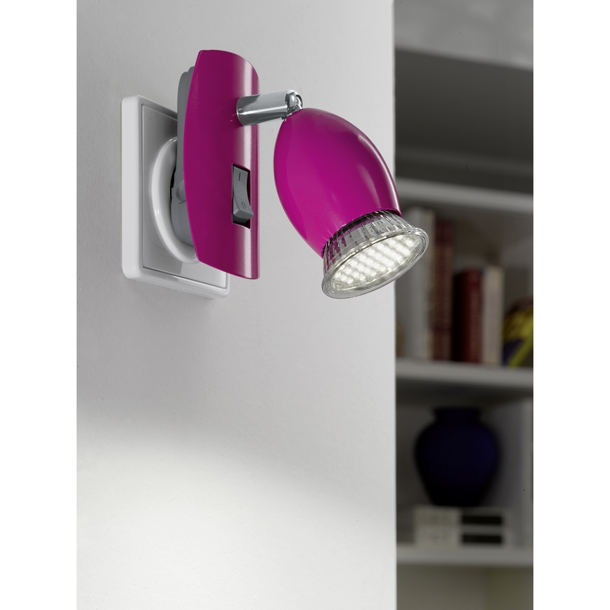 Eglo 92922 - LED svítidlo do zásuvky BRIVI 1 1xGU10-LED/3W/230V