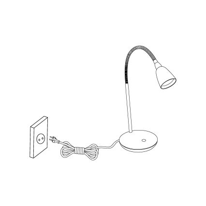 Eglo 93078 - LED stolní lampa DURENGO 1xLED/3W/230V