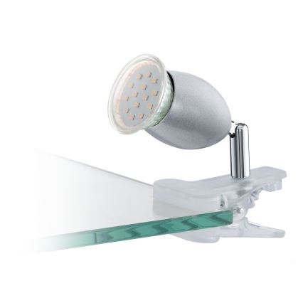 Eglo - LED lampa s klipem 1xGU10/3W/230V