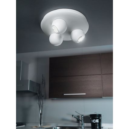 Eglo 93169 - LED bodové svítidlo NORBELLO 3 3xGU10/5W/230V