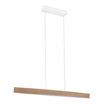 Eglo 93342 - LED závěsné svítidlo FORNES LED/24W/230V dub