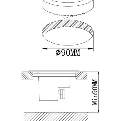 Eglo - LED Venkovní nájezdové svítidlo LED/2,5W/230V IP65