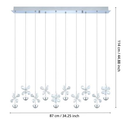 Eglo Stars of Light - LED Lustr na lanku LED/25W/230V