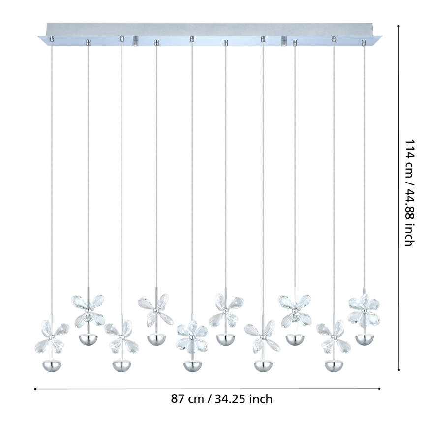 Eglo Stars of Light - LED Lustr na lanku LED/25W/230V