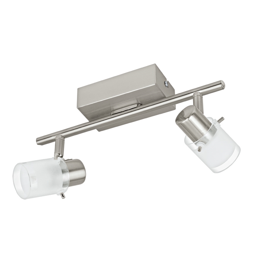 Eglo 93702 - LED bodové svítidlo ORVIETO 1 2xLED/3,3W/230V