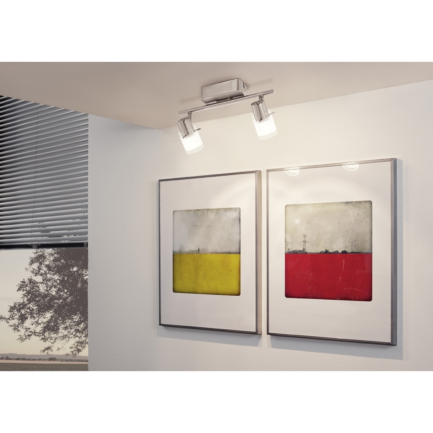 Eglo 93702 - LED bodové svítidlo ORVIETO 1 2xLED/3,3W/230V