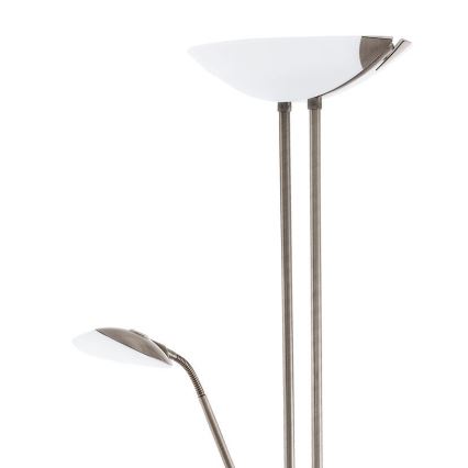 Eglo - LED Stmívatelná stojací lampa LED/20W + LED/2,5W bronzová