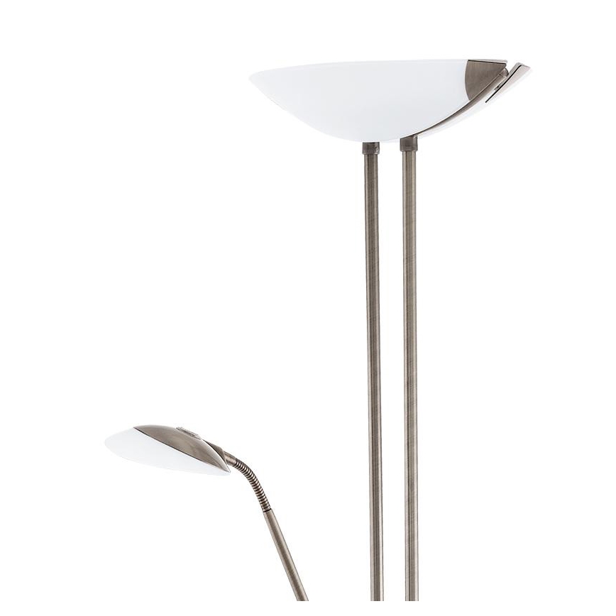 Eglo - LED Stmívatelná stojací lampa LED/20W + LED/2,5W bronzová