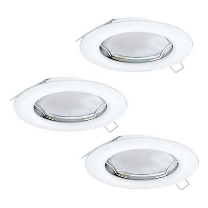 Eglo - SADA 3x LED Podhledové svítidlo PENETO 3xGU10-LED/3W/230V