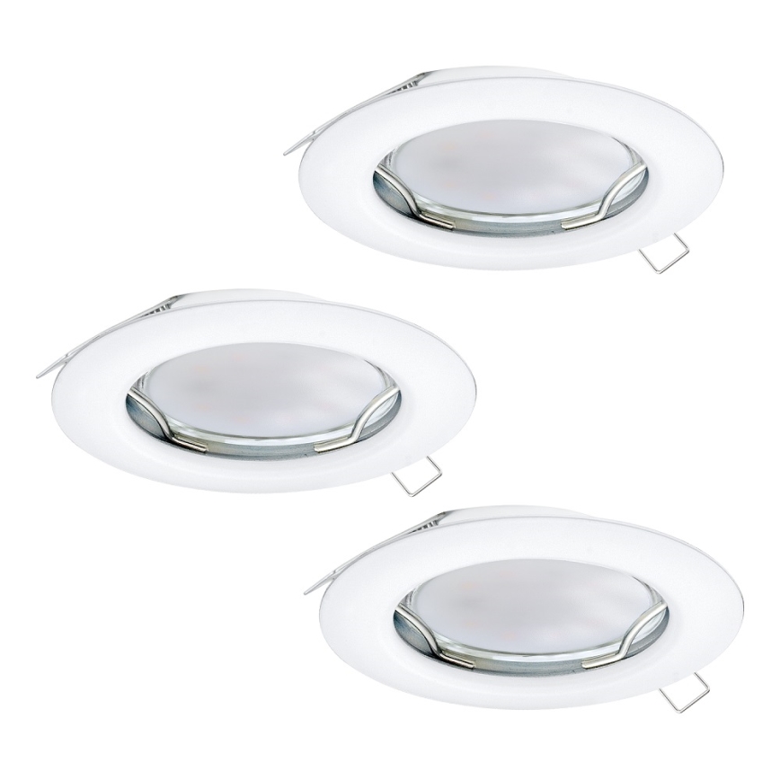 Eglo 94235 - SADA 3x LED Podhledové svítidlo PENETO 3xGU10-LED/3W/230V