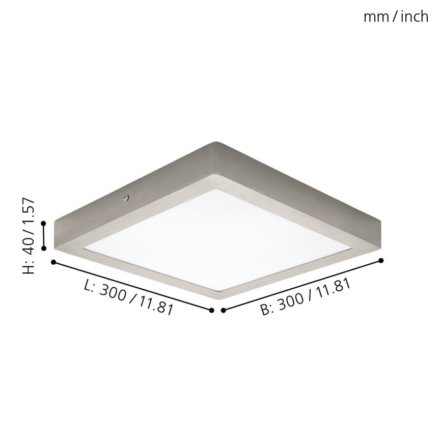 Eglo 94528 - LED Stropní svítidlo FUEVA 1 LED/22W/230V