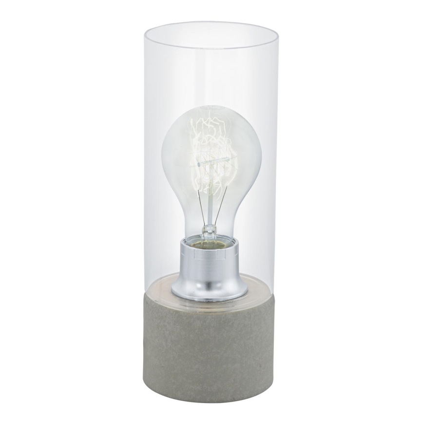 Eglo 94549 - Stolní lampa TORVISCO 1xE27/60W/230V šedá