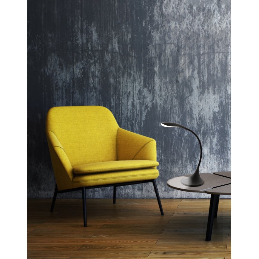 Eglo - LED stmívatelná stolní lampa LED/4,5W/230V černá