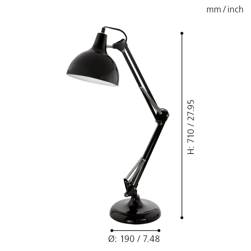 Eglo - Stolní lampa 1xE27/40W/230V