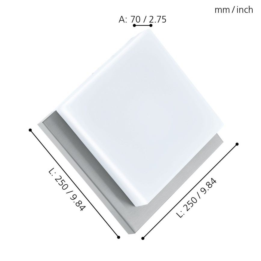 Eglo - Venkovní nástěnné svítidlo 1xLED/8,2W/230V IP44