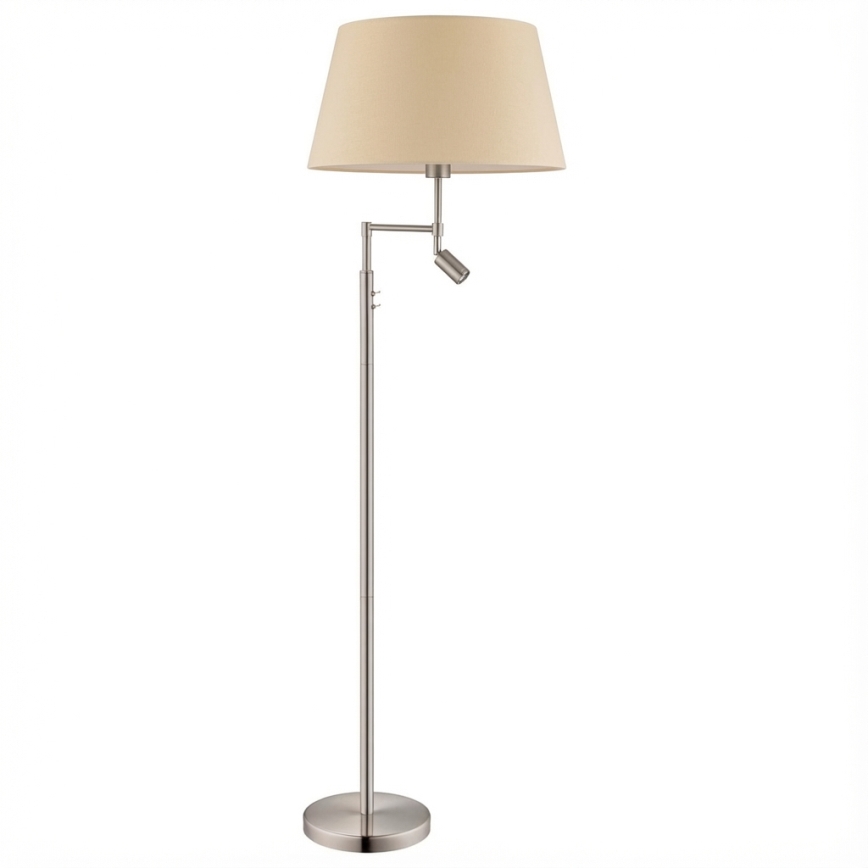 Eglo - Stojací lampa 1xE27/60W + LED/2,1W