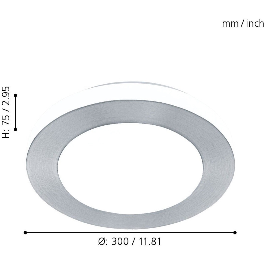 Eglo - LED koupelnové svítidlo 1xLED/11W/230V IP44
