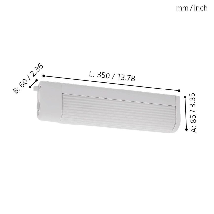 Eglo - Nástěnné svítidlo 2xE14/40W/230V