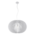 Eglo 95034 - Lustr na lanku STELLATO 1xE27/60W/230V pr. 70 cm bílá