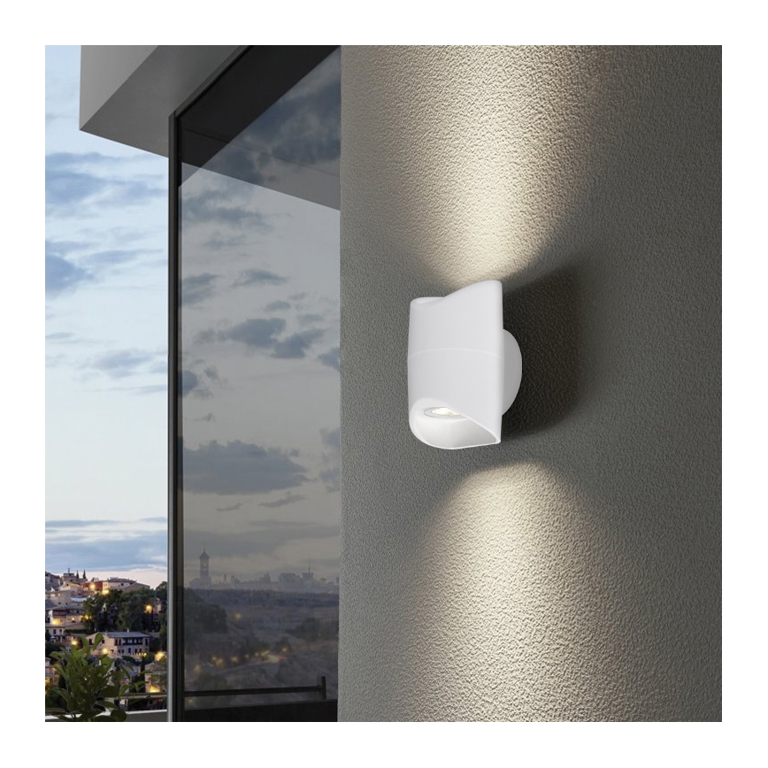 Eglo 95075 - Venkovní nástěnné svítidlo ABRANTES 2xLED/6W/230V IP44
