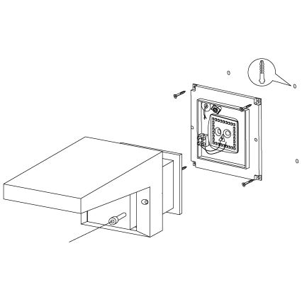 Eglo - Venkovní nástěnné svítidlo LED/10W/230V IP54