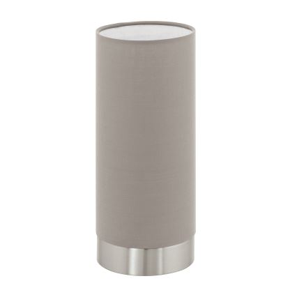 Eglo - Stmívatelná stolní lampa 1xE27/40W/230V taupe