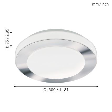 Eglo - LED koupelnové svítidlo LED/11W/230V IP44