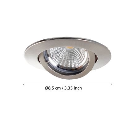 Eglo - SADA 3x LED podhledové svítidlo TEDO 3xGU10-LED/5W/230V