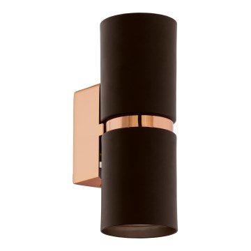 Eglo 95371 - LED nástěnné svítidlo PASSA 2xGU10-LED/4W/230V