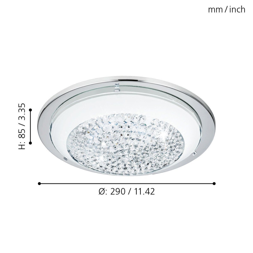 Eglo 95639 - LED Stropní zápustné svítidlo ACOLLA 3xLED/3,6W/230V