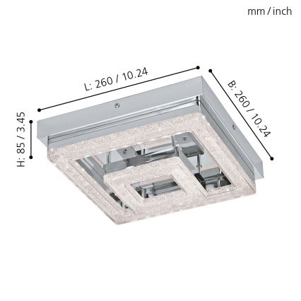 Eglo - LED Stropní svítidlo LED/12W/230V