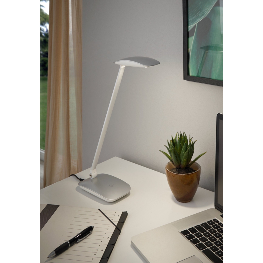 Eglo - LED Stmívatelná stolní lampa 1xLED/4,5W/USB
