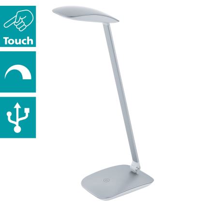 Eglo - LED Stmívatelná stolní lampa LED/4,5W/USB