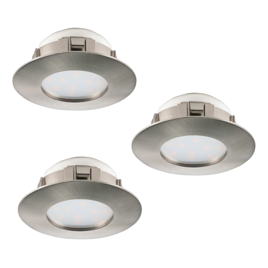 Eglo 95809 - SADA 3x LED podhledové svítidlo PINEDA 1xLED/6W/230V