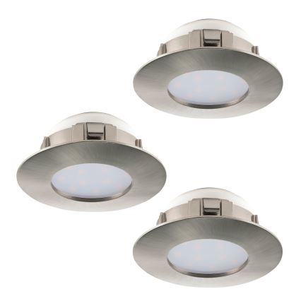 Eglo - SADA 3x LED podhledové svítidlo PINEDA 1xLED/6W/230V