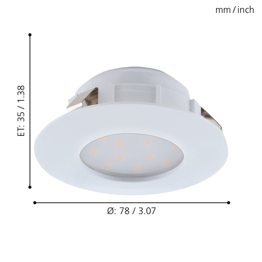 Eglo - LED podhledové svítidlo 1xLED/4,9W/230V