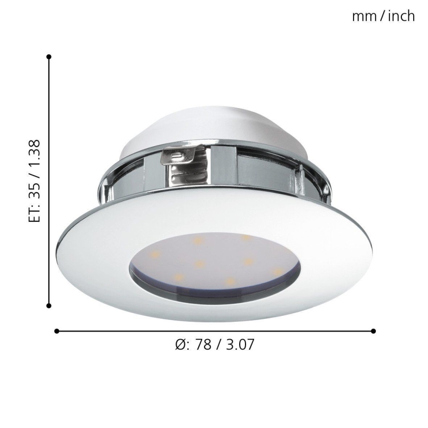Eglo - LED podhledové svítidlo 1xLED/4,9W/230V