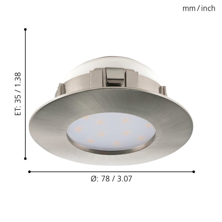 Eglo - LED podhledové svítidlo LED/4,9W/230V