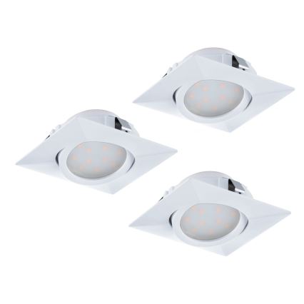 Eglo - SADA 3x LED podhledové svítidlo PINEDA 1xLED/4,9W/230V