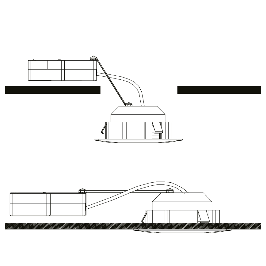 Eglo - SADA 3x LED podhledové svítidlo PINEDA LED/4,9W/230V