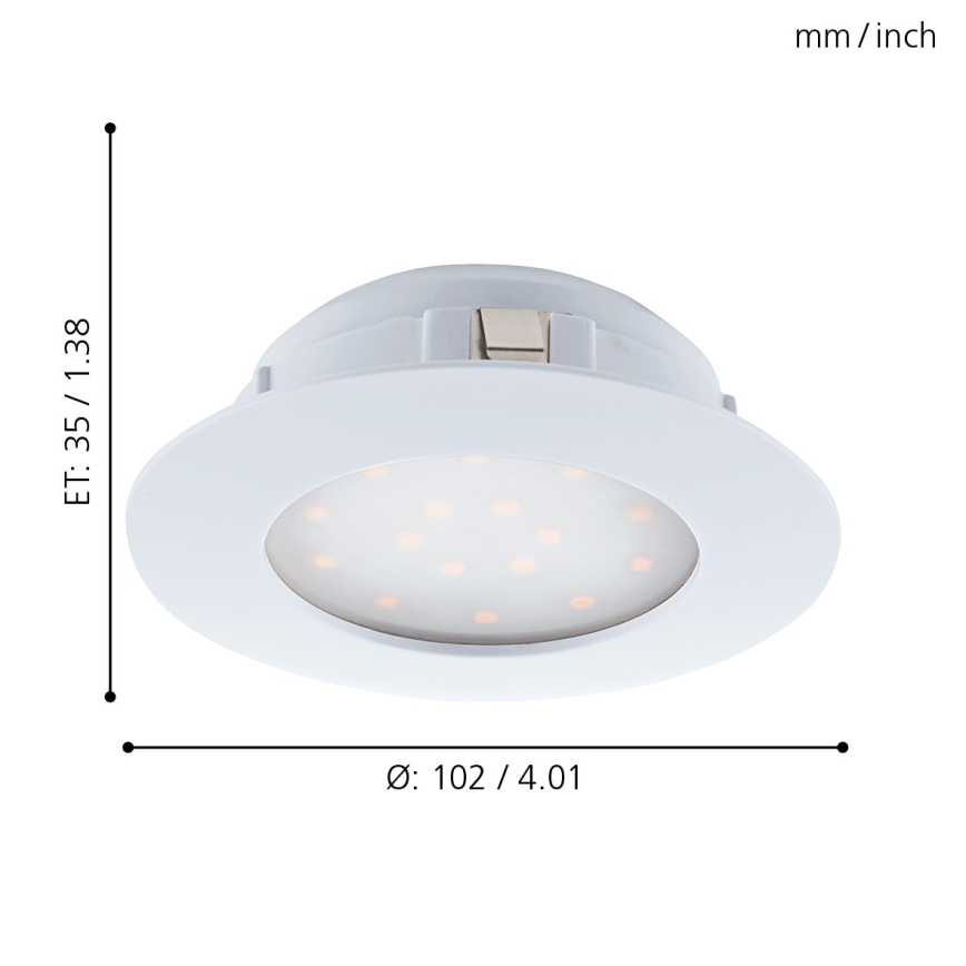 Eglo - LED podhledové svítidlo 1xLED/11W/230V