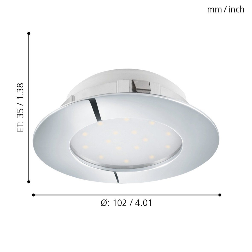 Eglo - LED podhledové svítidlo LED/12W/230V