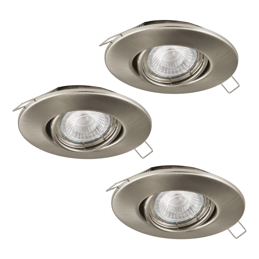 Eglo 95899 - SADA 3x LED podhledové svítidlo PENETO 1 3xGU10-LED/3W/230V